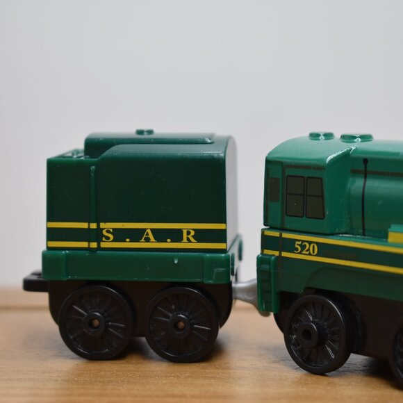 Shane 520 and Tender Diecast Train Push Along Engine Trackmaster Mattel 2018 - Picture 9 of 11